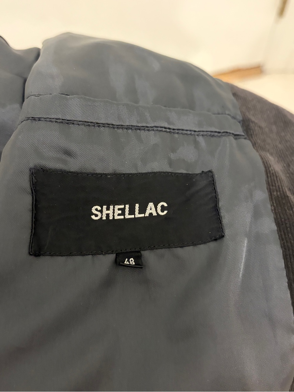 Shellac Brown Corduroy Rider Zip-Up Jacket - Picture 6 of 13